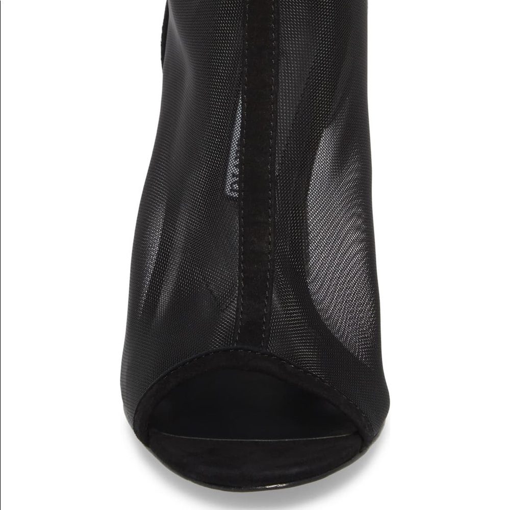 Charles David Mesh Bootie Open Toe Black - image 4